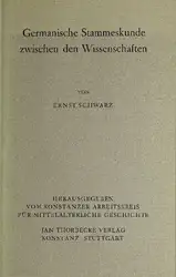 Germanische Stammeskunde zwischen... image