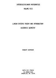 دانلود کتاب Lnear systems theory and introductory algebraic geometry
