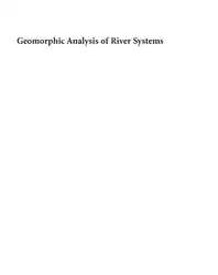Geomorphic Analysis of... image