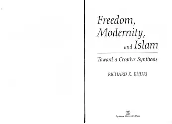 Freedom, Modernity and... image