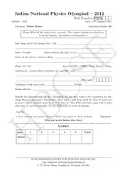 INPhO ۲۰۱۲ Question... image