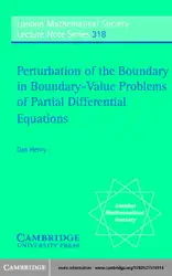 دانلود کتاب Perturbation of the boundary in boundary-value problems of partial differential equations