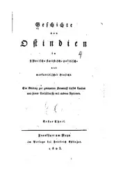 Geschichte von Ostindien... image