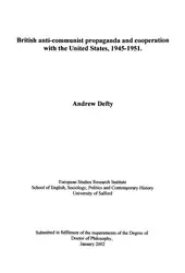 British anti-communist propaganda... image