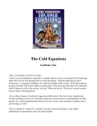 دانلود کتاب The Cold Equations