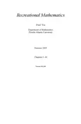 Recreational Mathematics image