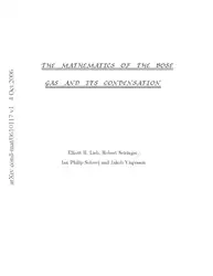 دانلود کتاب The Mathematics of the Bose Gas and its Condensation