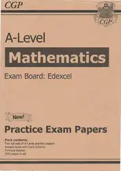 دانلود کتاب CGP A-Level Mathematics Edexcel Practice Exam Papers