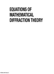 دانلود کتاب Equations of Mathematical Diffraction Theory