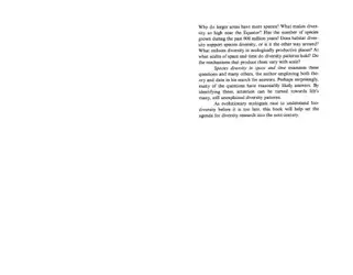 Species Diversity in... image