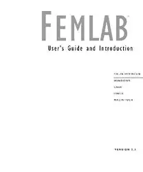 دانلود کتاب FEMLAB. User's Guide and Introduction