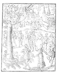 Средневековая деревня и... image