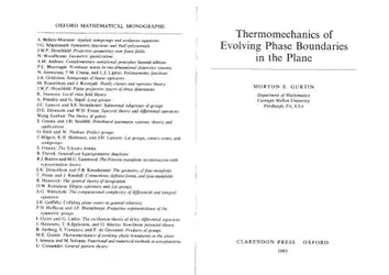 Thermomechanics of Evolving... image