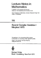 Several Complex Variables.... image