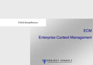 ECM. Enterprise Content... image