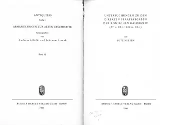 Untersuchungen zu den... image