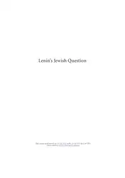 Lenin’s Jewish Question image
