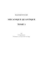 Elements de Mécanique... image