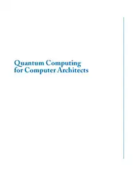 دانلود کتاب Quantum Computing for Computer Architects