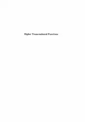 Higher transcendental functions image
