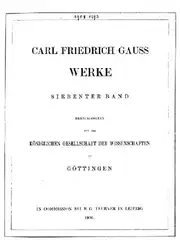 Werke. Theoretische Astronomie