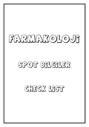 Farmakoloji Spot Bilgiler... image