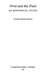 Ovid and the... image