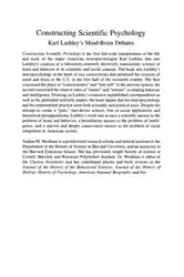 Constructing Scientific Psychology:... image