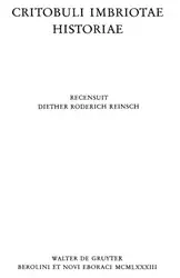 Critobuli Imbriotae historiae... image