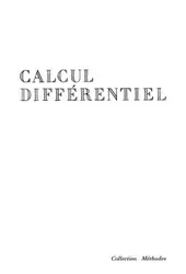 Calcul Differentiel: I-Calcul... image