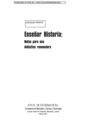 Enseñar historia :... image