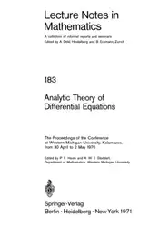 Analytic Theory of... image