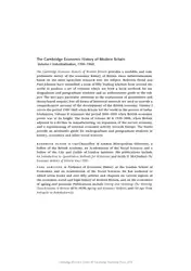 The Cambridge Economic... image