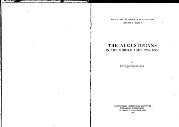 The Augustinians in... image