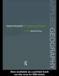 Applied Geography: Principles... image