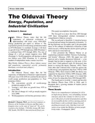 The Olduvai Theory.... image