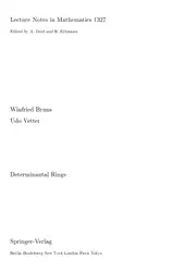 دانلود کتاب Determinantal Rings