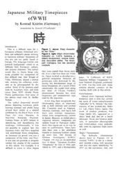 Japanese Military Timepieces... image