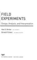 Field Experiments: Design,... image