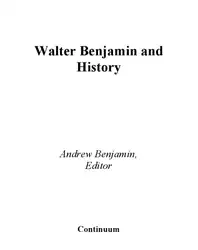 Walter Benjamin And... image