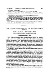 The Crystal Structures... image