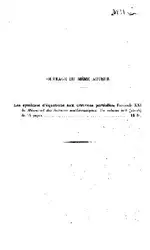 Lecons sur les... image