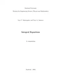 Integral Equations: A...