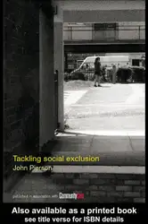 Tackling Social Exclusion... image