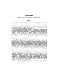 Mineral Processing Design... image