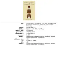 Individuation in Scholasticism:... image