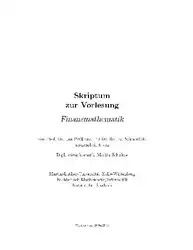 دانلود کتاب Finanzmathematik 001