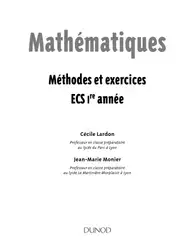 Mathématiques Méthodes et... image