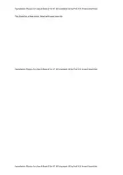 Foundation Physics for... image