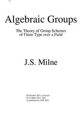 Algebraic groups: The... image